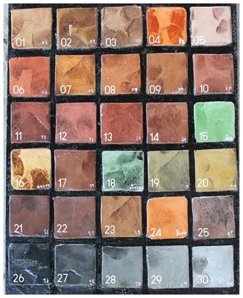 ตัวอย่างสี